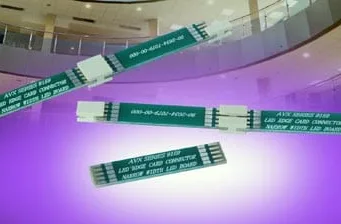 Conectores card edge para iluminación LED