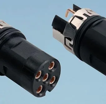 Conector M12 compacto en ángulo recto