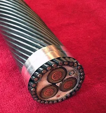 Cableado de alimentación submarino