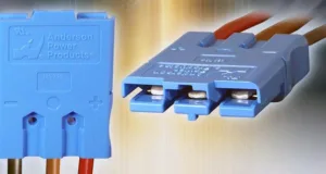 Conector industrial de tres posiciones