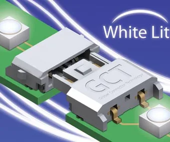 Conectores para iluminación LED blanca