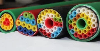 ductos para tubos de fibras