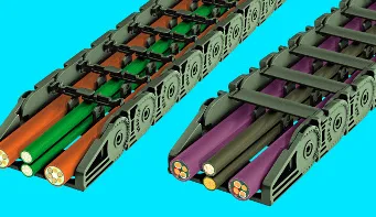 Cadenas portadoras de cables