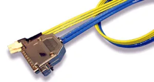 Cable plano con hilos de señal y alimentación integrados