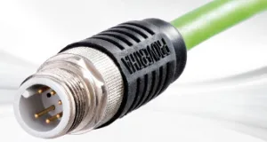 Conector crimpado M12 de 360 grados