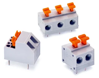 Bornas de conexion sin tornillo