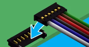 Conectores cable a tarjeta de bajo perfil