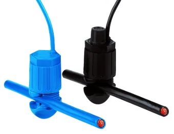 Tomas de tensión con conectores de desplazamiento