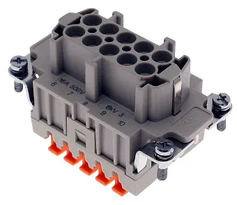 Conectores rectangulares con terminal de muelle