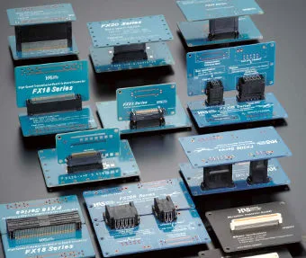 Conector BTB con contactos flotantes