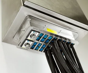 Entrada de cables con alta densidad