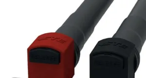 Conector rugerizado de alimentación