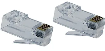 Conector RJ45 Cat6 sin guía hilos