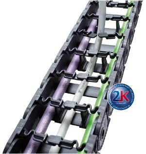 Sistema porta cables flexibles