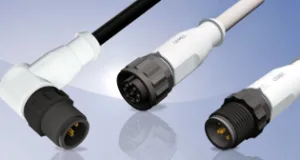 Conectores M12x1 con tuerca plástica