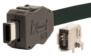 conectores compactos Ethernet industrial