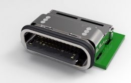 Conector impermeable USB Tipo-C 