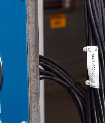 Etiqueta EN-45545-2 para cables en transportes