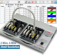 Sistema de chequeo y medición de cables automatizado