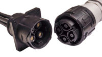 Conector industrial con cierre de bayoneta