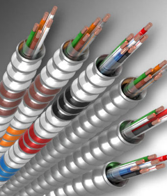 Cables con blindaje de aluminio