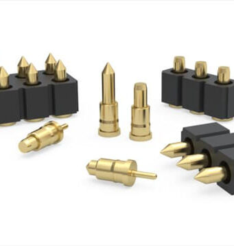 Pines con resorte y plungers de punta plana o puntiaguda