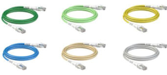 Sistema de identificación de cable RJ45 ThePATCHCORD en diez colores