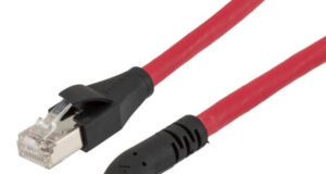 Ensamblajes de cable Ethernet de ángulo recto Cat 6a para interiores