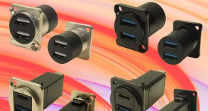 Conectores DualSLIM USB FeedThrough