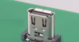 Conector USB Type-C vertical con guía DX07