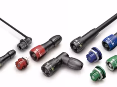 Conectores circulares 670 NCC con tapa automática IP54